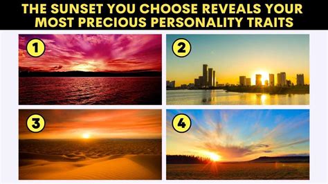 Comparing a preference to sunrises or sunsets with personality .
